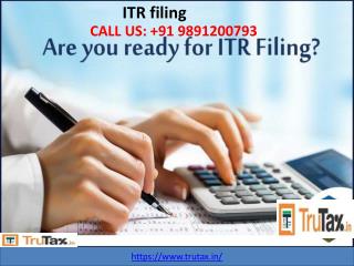 What benefits do you get as a user for ITR filing? 09891200793