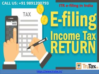 Why require to ITR e-filing in India? 09891200793
