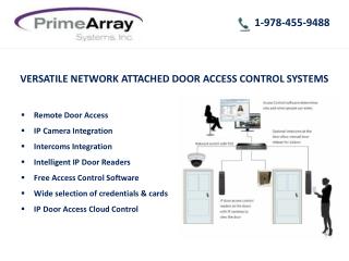 VERSATILE NETWORK ATTACHED DOOR ACCESS CONTROL SYSTEMS