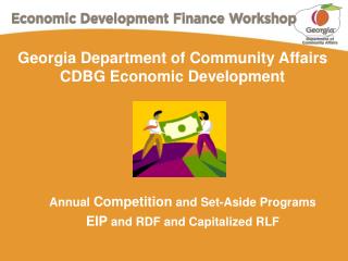Georgia Department of Community Affairs CDBG Economic Development