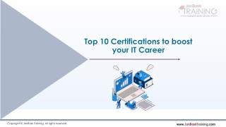 Top 10 Certifications Boost Your IT Career