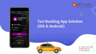Taxi Booking App Design & Development Company