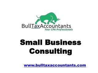 Small Business Consulting - bulltaxaccountants.com