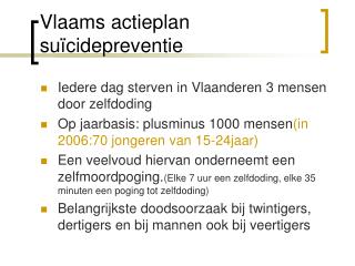 Vlaams actieplan suïcidepreventie