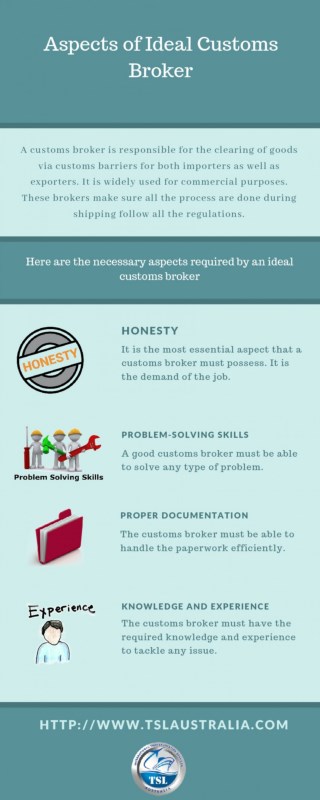 Aspects of Ideal Customs Broker