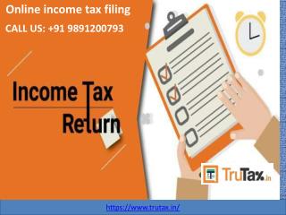 Online income tax filing 09891200793