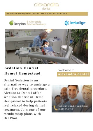 Sedation Dentist Hemel Hempstead