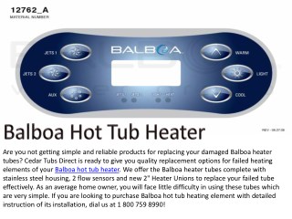 Best Balboa Hot Tub Heater