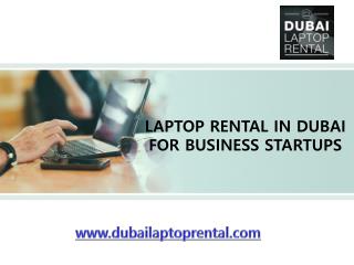 Laptop Rental in Dubai for Business Startups