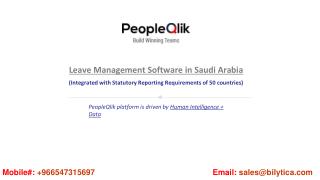 PeopleQlik-#1 HR Software in Saudi Arabia/ Payroll Software in Saudi Arabia/ Performance Management Software in Saudi Ar