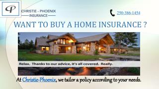 Want to buy a home insurance in Victoria?