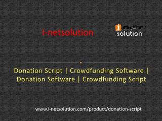 Donation Script | Crowdfunding Software | Donation Software | Crowdfunding Script