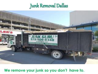 Junk Removal Dallas: Junk Guru