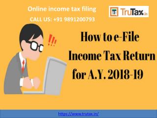 What details are required for online income tax filing? 09891200793