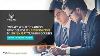 ITIL Certification Training Hyderabad by Vinsys