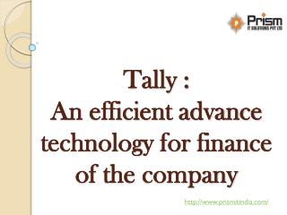 Tally solutions | Tally accounting software company in pune |PrismIT