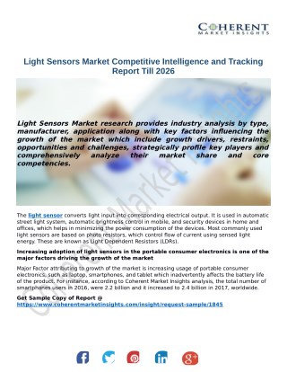 Light Sensors Market Competitive Intelligence and Tracking Report Till 2026