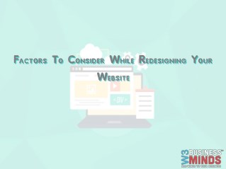 Factors To Consider While Redesigning Your Website
