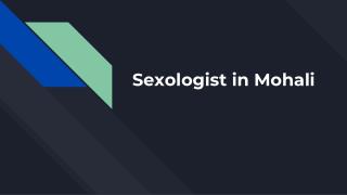 Sexologists in Mohali, Chandigarh