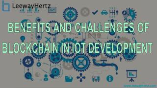 Blockchain in IoT