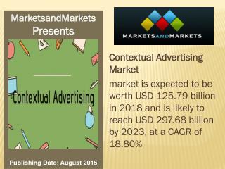 Contextual Advertising Market expected to be worth 297.68 billion USD by 2023