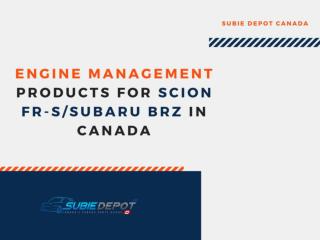 Engine Management Products for Scion FR-S/Subaru BRZ in Canada