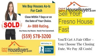 Sell Your Fresno House Fast â€“ Central Valley House Buyers