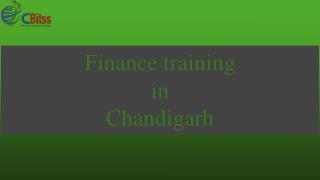 finance training in chandigarh