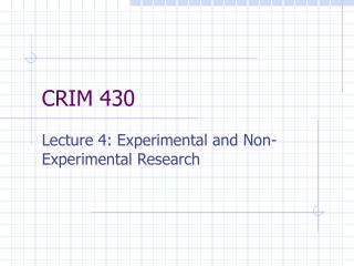 CRIM 430