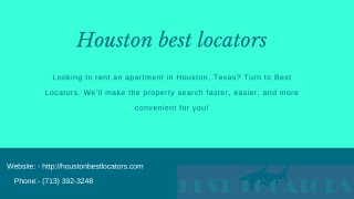 Finding the Best Rental Properties for You