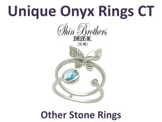 Unique Onyx Rings CT