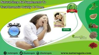 Natural Sleep Aid Supplements to Treat Insomnia Quickly at Home