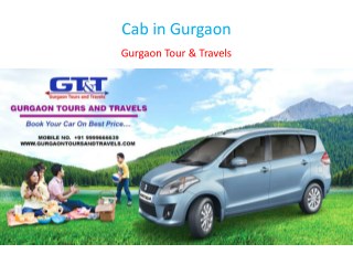 Cab in Gurgaon