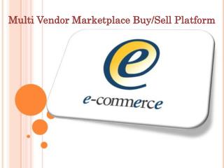 Multi Vendor Marketplace Buy/Sell Platform