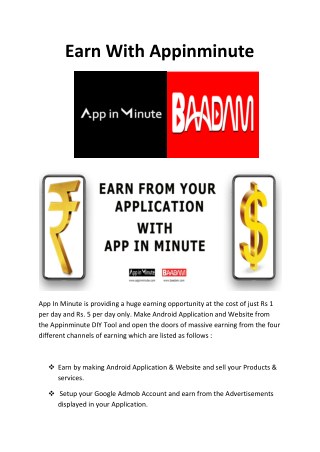 Earn With Appinminute