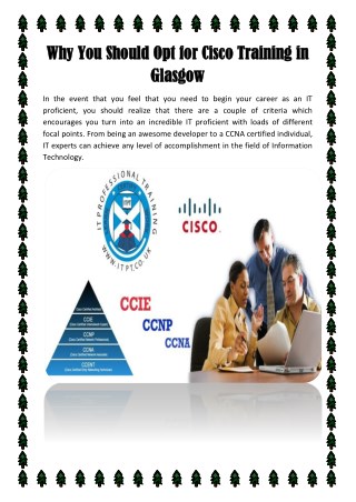 Why You Should Opt for Cisco Training in Glasgow