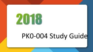 [June 2018]CompTIA PK0-004 Study Guide Killtest