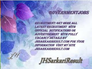 Government jobs