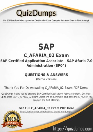 C_AFARIA_02 Exam Dumps - Pass with C_AFARIA_02 Dumps PDF