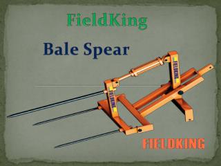 Skid Steer Bale Spear - Fieldking