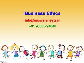 Explain the ethical issues involved in managing finance with an objective