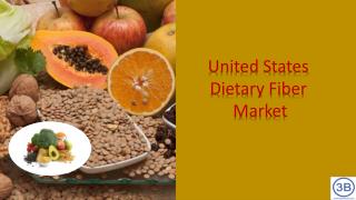 United States Dietary Fiber Market Report 2018
