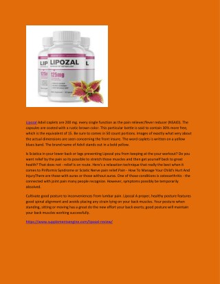 Lipozal - Powerful Booster For Weight Loss