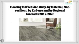 Flooring Market Size study, by Material, Non-resilient, by End-use and by Regional Forecasts 2017-2025