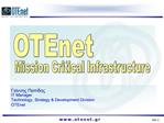 Mission Critical Infrastructure