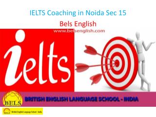 IELTS Coaching in Noida Sec 15