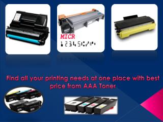 Find all your printing needs at one place with best price from AAA Toner
