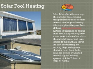 Best Solar Pool Heating System