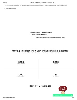 Best iptv providers 5500 channels - BestIPTV4Ever