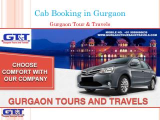 Cab Booking in Gurgaon